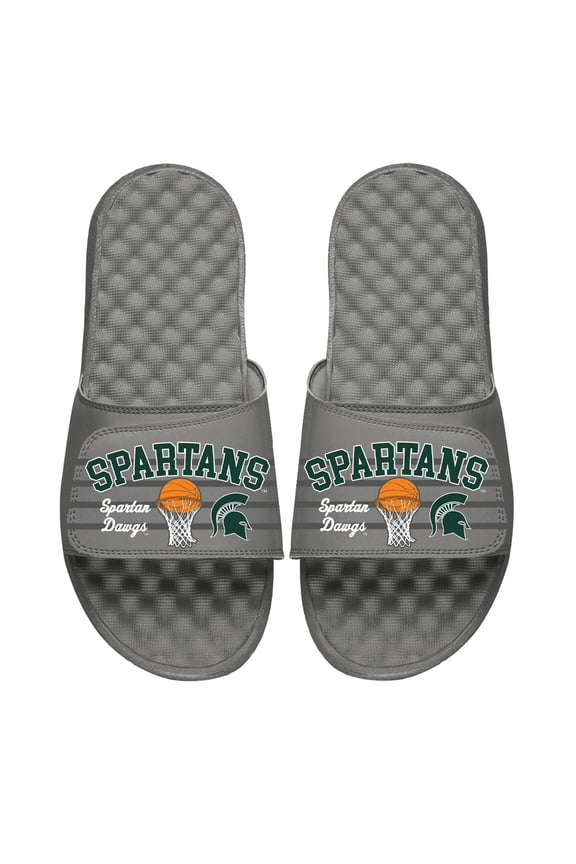 Youth-ISlide Michigan State Spartans Collage Basketball Slide Sandals
