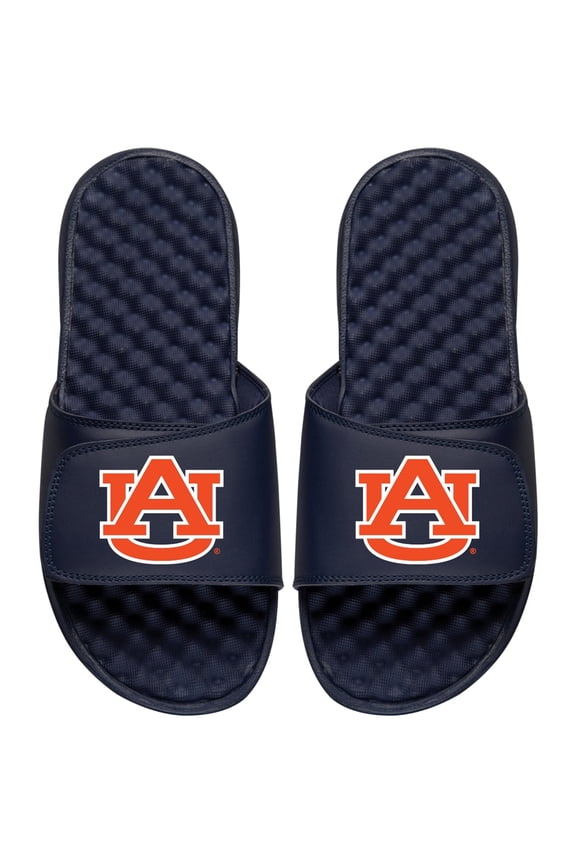 Youth ISlide Navy Auburn Tigers Primary Logo Slide Sandals