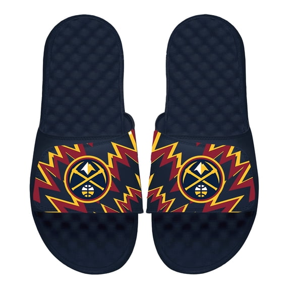 Youth ISlide Navy Denver Nuggets High Energy Slide Sandals