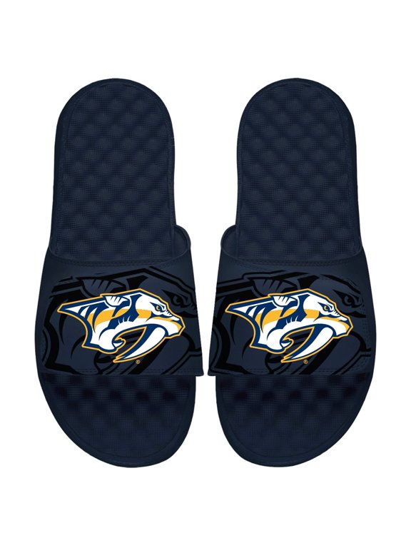 Youth ISlide Navy Nashville Predators OT Slide Sandals