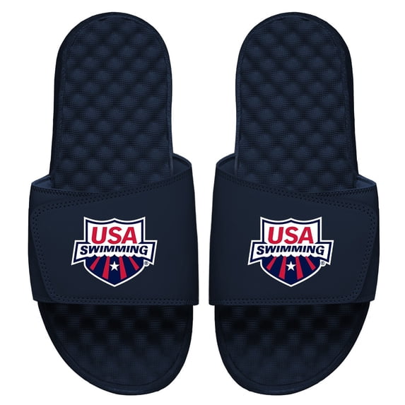 Youth ISlide Navy USA Swimming Primary Slide Sandals
