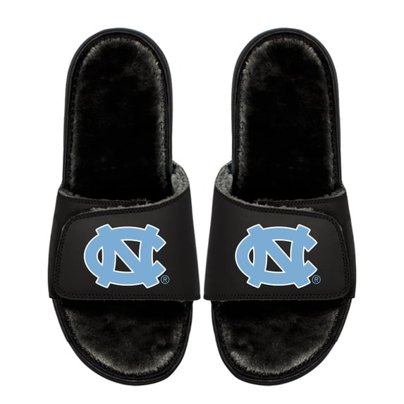 Youth ISlide North Carolina Tar Heels Logo Fur Slide Sandals