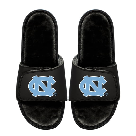 Youth ISlide  North Carolina Tar Heels Logo Fur Slide Sandals