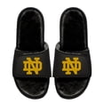 thumbnail image 1 of Youth ISlide  Notre Dame Fighting Irish Logo Fur Slide Sandals, 1 of 1