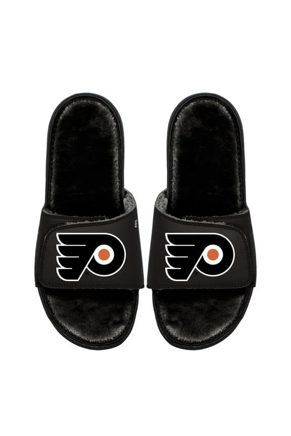 Youth ISlide Philadelphia Flyers Logo Fur Slide Sandals