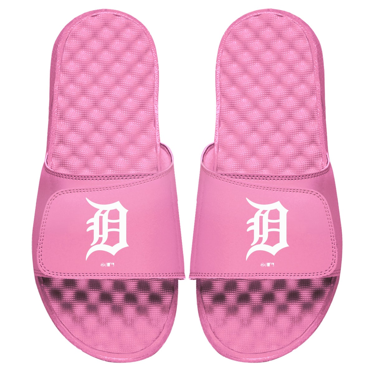 Youth ISlide Pink Detroit Tigers Primary Logo Slide Sandals - image 1 of 1