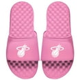 thumbnail image 1 of Youth ISlide Pink Miami Heat Primary Logo Slide Sandals, 1 of 1