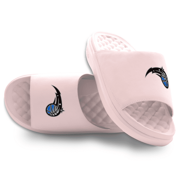 Youth ISlide Pink Orlando Magic Primary Motive Slide Sandals