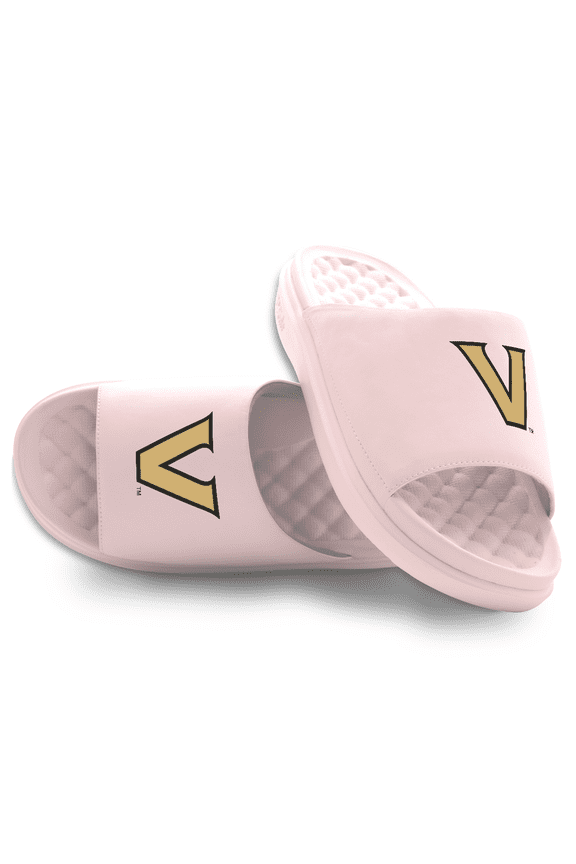 Youth ISlide Pink Vanderbilt Commodores Primary Motive Slide Sandals