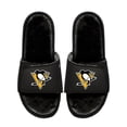 thumbnail image 1 of Youth ISlide  Pittsburgh Penguins Logo Fur Slide Sandals, 1 of 1