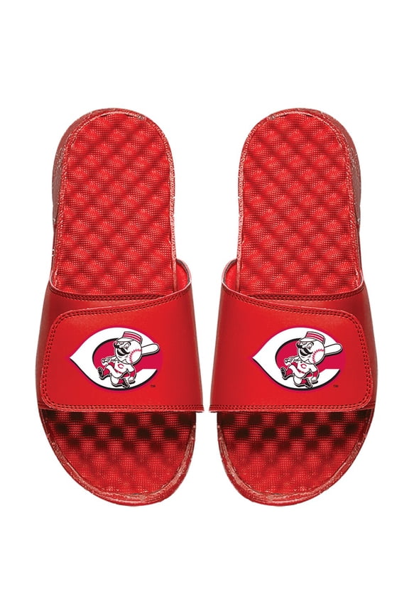 Youth ISlide Red Cincinnati Reds Alternate Logo Slide Sandals