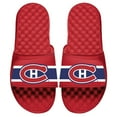 thumbnail image 1 of Youth ISlide Red Montreal Canadiens Stripe Logo Slide Sandals, 1 of 1