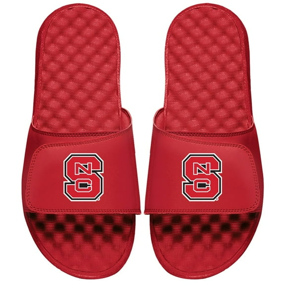 Youth ISlide Red NC State Wolfpack Primary Logo Slide Sandals