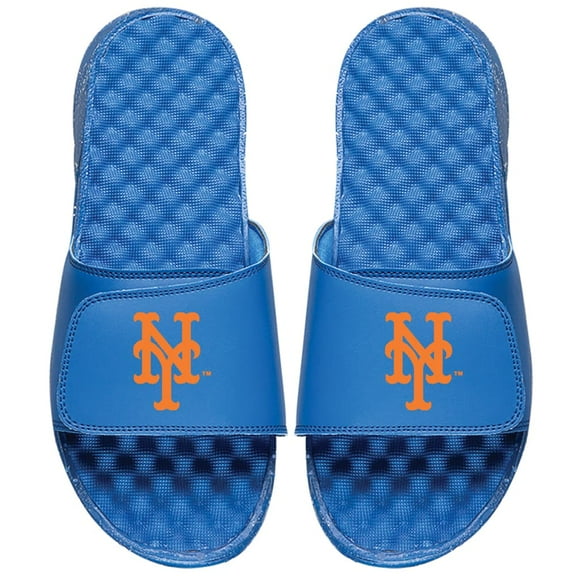 Youth ISlide Royal New York Mets Alternate Logo Slide Sandals