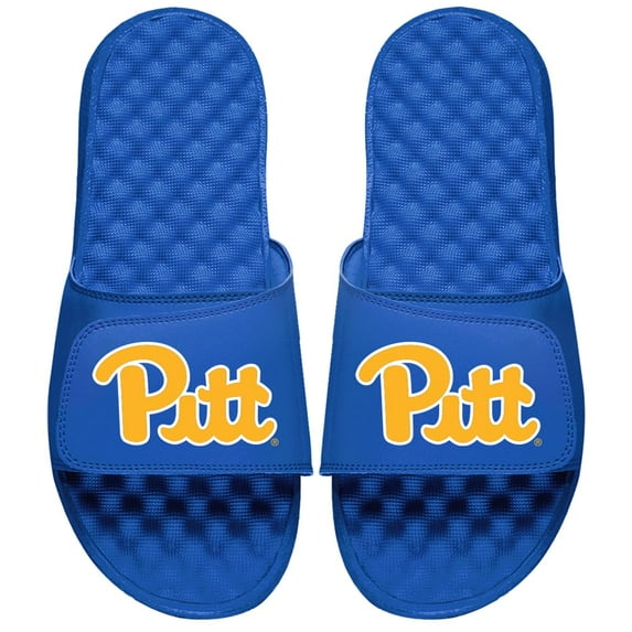 Youth ISlide Royal Pitt Panthers Primary Logo Slide Sandals
