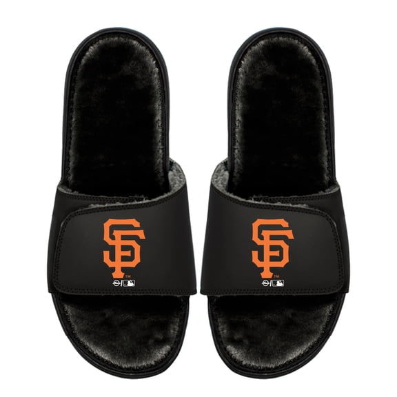 Youth ISlide San Francisco Giants Logo Fur Slide Sandals