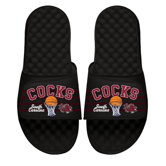 Youth-ISlide South Carolina Gamecocks Collage Basketball Slide Sandals