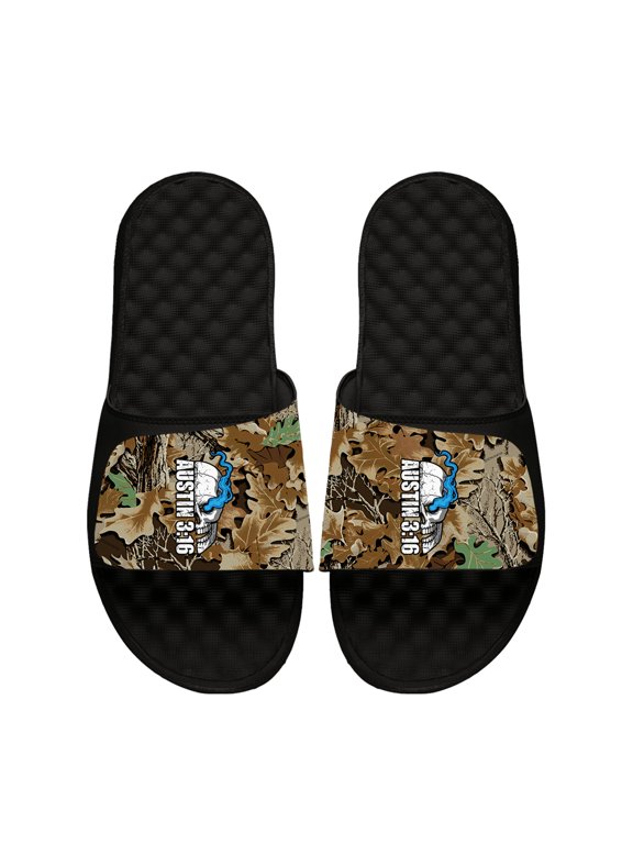 Youth ISlide "Stone Cold" Steve Austin Skull RealTree Camo iSlide Sandals