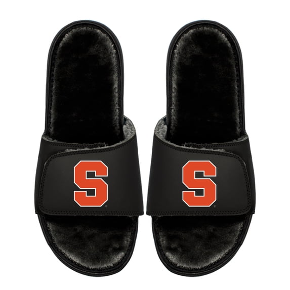 Youth ISlide Syracuse Orange Logo Fur Slide Sandals