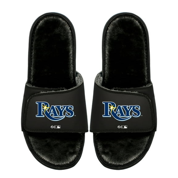 Youth ISlide  Tampa Bay Rays Logo Fur Slide Sandals