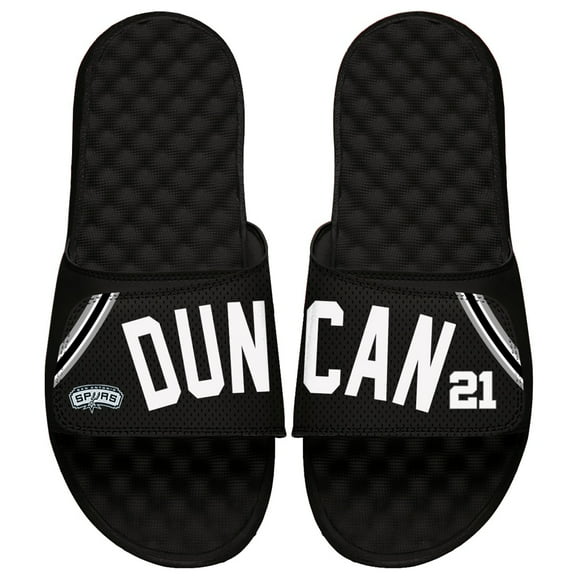 Youth ISlide Tim Duncan San Antonio Spurs Retro Jersey Slide Sandals