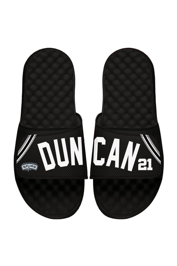 Youth ISlide Tim Duncan San Antonio Spurs Retro Jersey Slide Sandals