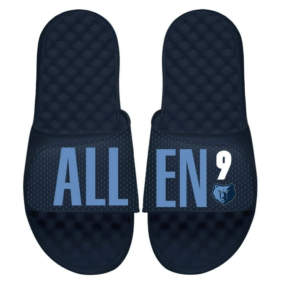 Youth ISlide Tony Allen Navy Memphis Grizzlies Retired Player Wordmark Slide Sandals