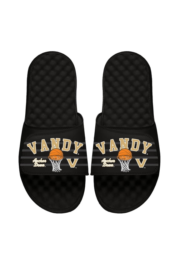 Youth-ISlide Vanderbilt Commodores Collage Basketball Slide Sandals