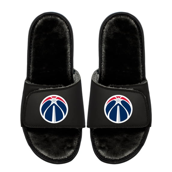 Youth ISlide Washington Wizards Logo Fur Slide Sandals