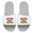 thumbnail image 1 of Youth ISlide White Houston Rockets Throwback Champions Slide Sandals, 1 of 1