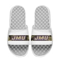 thumbnail image 1 of Youth  ISlide White James Madison Dukes Distressed Slide Sandals, 1 of 1