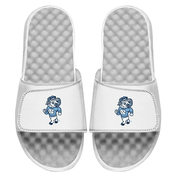 Youth ISlide White North Carolina Tar Heels Alternate Slide Sandals