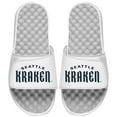 thumbnail image 1 of Youth ISlide White Seattle Kraken Wordmark Slide Sandals, 1 of 1