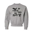 thumbnail image 1 of Youth If Daryl Dies We Riot Zombie Apocolypse Crewneck Sweatshirt, 1 of 1
