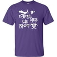 thumbnail image 1 of Youth If Daryl Dies We Riot Zombie Apocolypse T-Shirt, 1 of 1