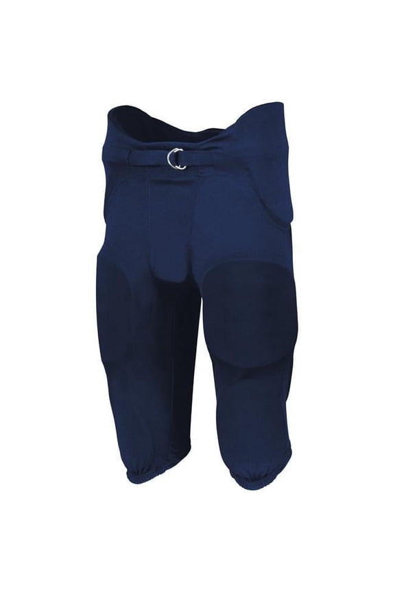 Youth Integrated 7 Piece Pad Pant, Navy - Extra Small