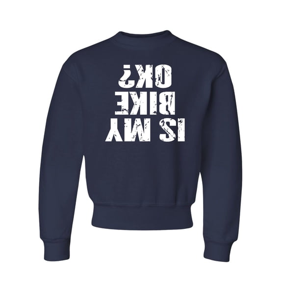 Youth Is My Bike OK Okay? Crewneck Sweatshirt