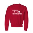 thumbnail image 1 of Youth It's A Beautiful Day To Save Lives Crewneck Sweatshirt, 1 of 1