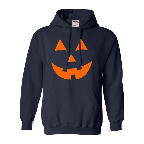 Youth Jack O Lantern Pumpkin Face Halloween Funny Sweatshirt Hoodie