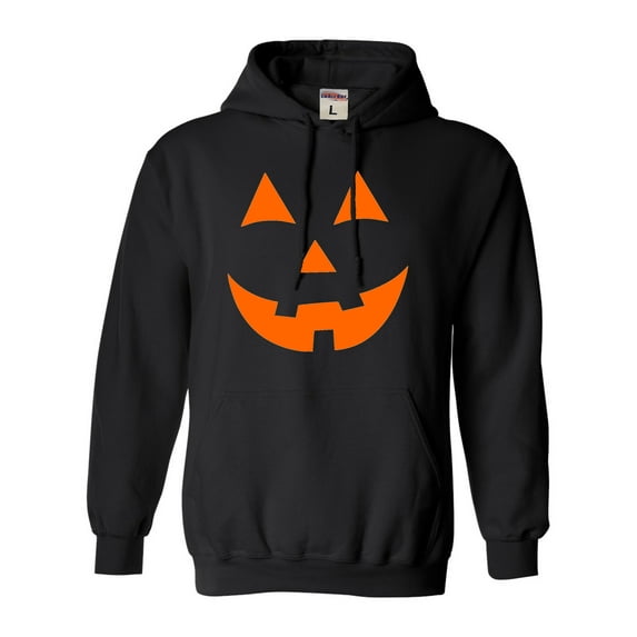 Youth Jack O Lantern Pumpkin Face Halloween Funny Sweatshirt Hoodie