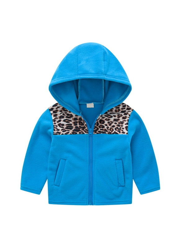 Girls Leopard Jacket