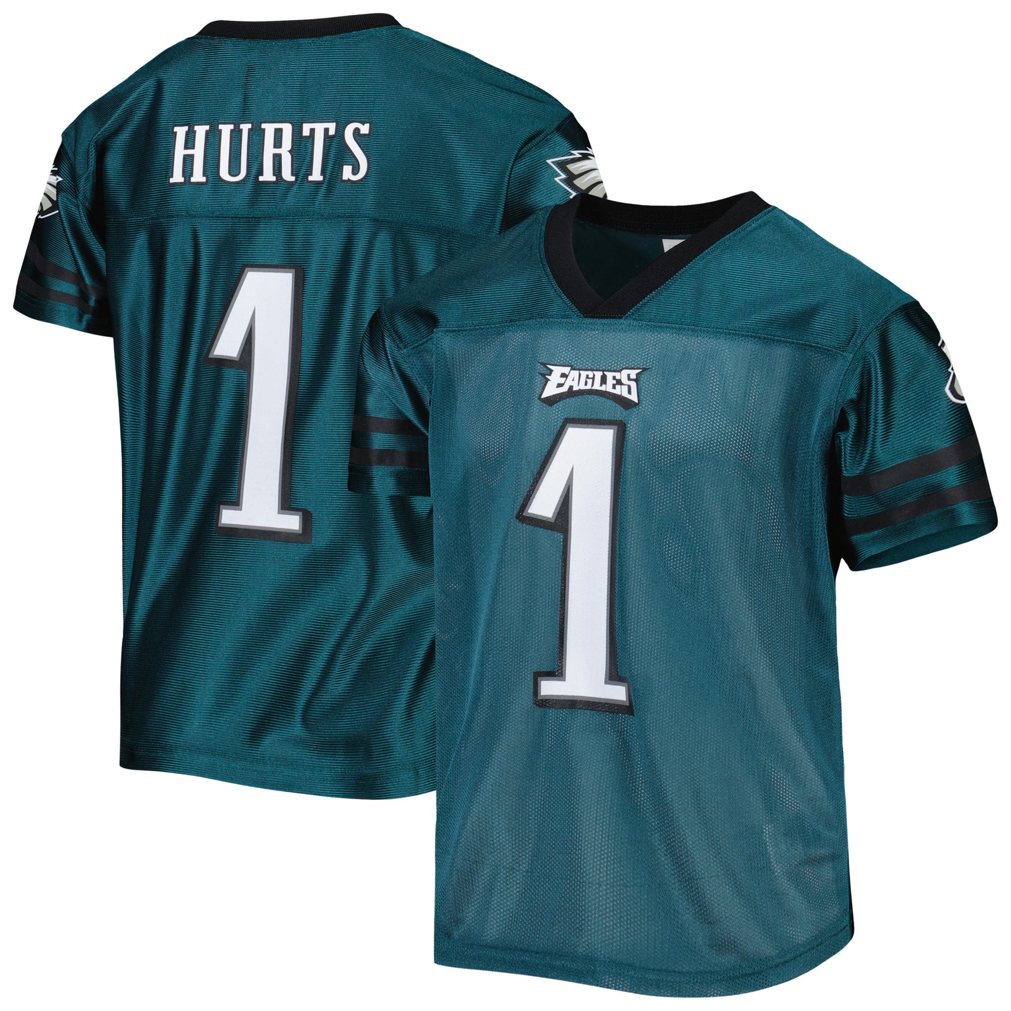 Youth Jalen Hurts Midnight Green Philadelphia Eagles Player Jersey 