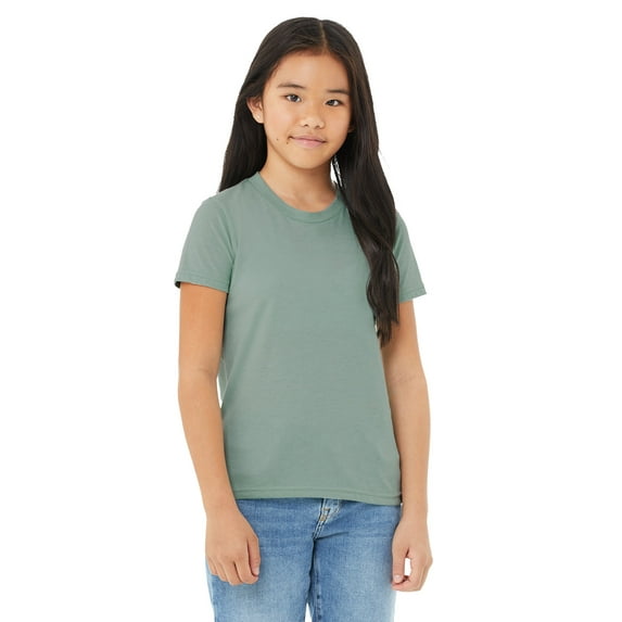 Youth Jersey T-Shirt - HTHR DUSTY BLUE - M