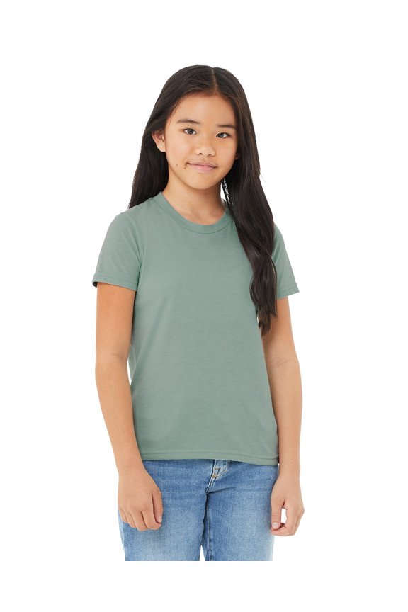 Youth Jersey T-Shirt - HTHR DUSTY BLUE - M