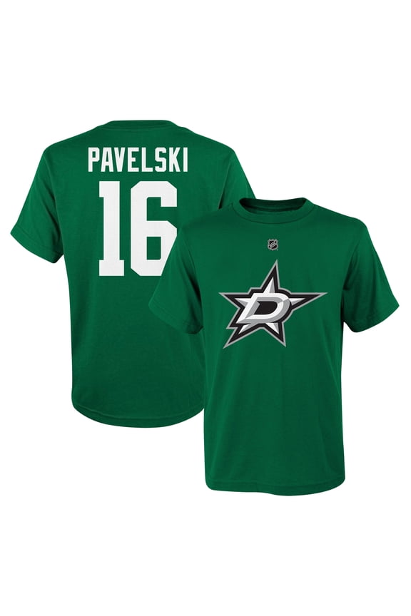 Youth Joe Pavelski Kelly Green Dallas Stars Player Name & Number T-Shirt