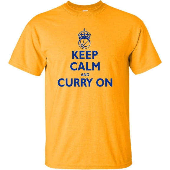 Youth Keep Calm And Curry On T-Shirt