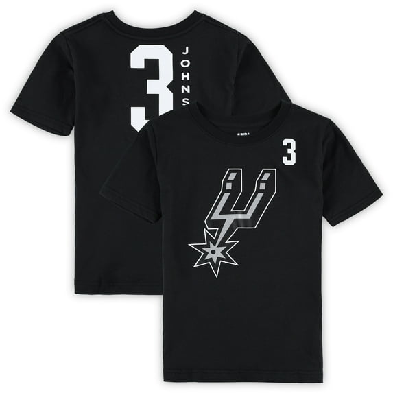 Youth Keldon Johnson Black San Antonio Spurs Player T-Shirt