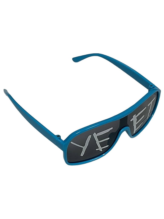 Youth Kids Blue Yeet Sunglasses Sports Shades for Main Event Jey Uso Costume