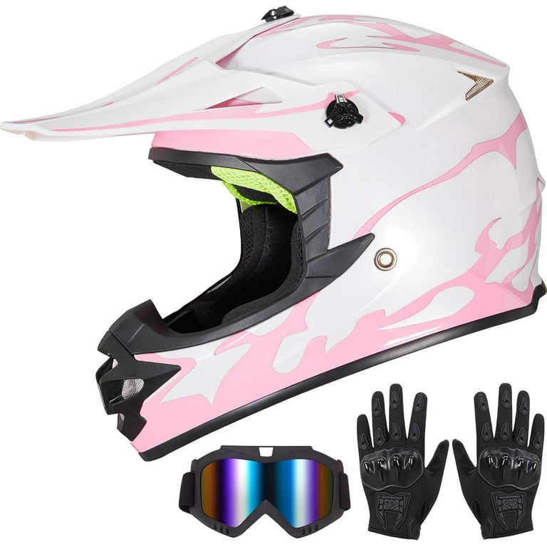 Four Wheeler Atv Helmets For Girls DOT Youth Dirt Bike Helmet With