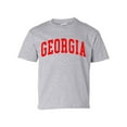 thumbnail image 1 of Youth Kids Georgia Football Georgia Varsity Short Sleeve T-shirt Graphic Tee-Sports Grey-medium, 1 of 4